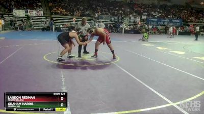 D 1 285 lbs Cons. Round 2 - Graham Harris, Central BR vs Landon Redman, Fontainebleau