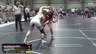 127 lbs Cons. Round 1 - Alejandra Delorosa, Dodge City Academy vs Eleanor Radi, Manhattan