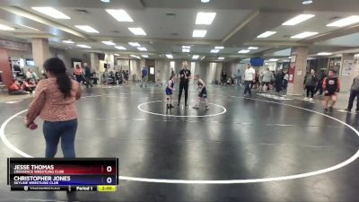 70 lbs Round 1 - Christopher Jones, Skyline Wrestling Club vs Jesse Thomas, CROSSFACE Wrestling Club