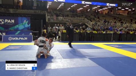 ANDRESSA LÍDIA DE SOUZA vs CHRISTAL MARIE CHRISTIAN 2024 Pan Jiu Jitsu IBJJF Championship