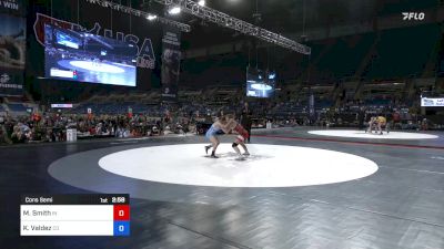 100 lbs Cons Semi - Makenize Smith, Indiana vs Katey Valdez, Colorado