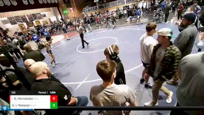 120 lbs Cons. Round 2 - Dennis Hernandez, Royal vs Ulysses Lopez-Vazquez, Glacier Peak