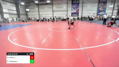 160 lbs Consi Of 32 #1 - Augustus Elliott, NC vs Robert D'Alessio, RI