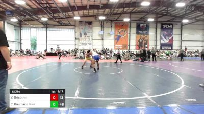 220 lbs Rr Rnd 2 - Vincent Grist, Eastern NC Wrestling vs Colin Baumann, Team Bro