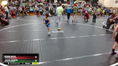 56 lbs Quarterfinal - Justin Rabon, Kc Elite Training vs Ryker Boyd, James Island Youth