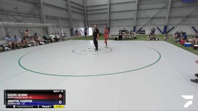 220 lbs Placement Matches (8 Team) - Darion Bitz, North Dakota Blue vs Caleb Forbes, Georgia RED