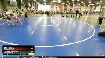 88 lbs Rd# 9- 2:15pm Saturday Final Pool - Sean Kenny, Double Champs vs Hayden Schwab, Minion Black