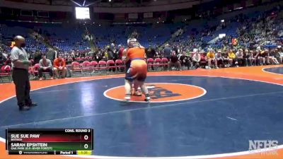 235 lbs Cons. Round 3 - Sue Sue Paw, Batavia vs Sarah Epshtein, Oak Park (O.P.-River Forest)