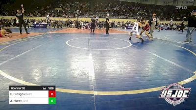 110 lbs Round Of 32 - Daison Glasgow, Amped Wrestling Club vs Jakari Murry, Team Of Hard Knox