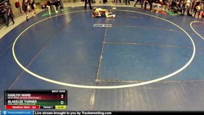 55-65 lbs Quarterfinal - Blakelee Turner, Stallions Wrestling Club vs Harlym Ward, Bear River Jr High Wrestling C