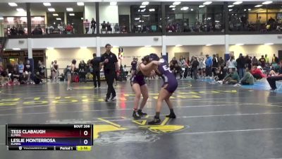 143 lbs Cons. Round 2 - Leslie Monterrosa, Elmira vs Tess Clabaugh, Elmira