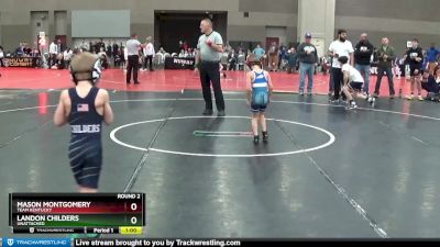 50 lbs Round 2 - Landon Childers, Unattached vs Mason Montgomery, Team Kentucky