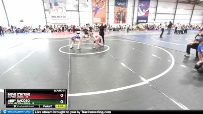 110 lbs Rd# 6- 4:30pm Friday - Neve O`Byrne, Hammer Chicks vs Abby Naddeo, Girls United America