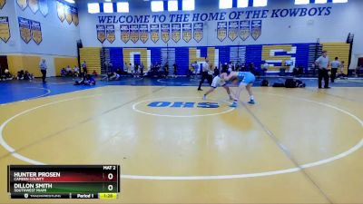 132 Gold Round 1 - Hunter Prosen, Camden County vs Dillon Smith, Southwest Miami