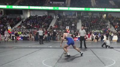 160 lbs Semifinal - Adrian Monaco, Wichita Wrestling Club vs Josiah Pattangall, Oberlin