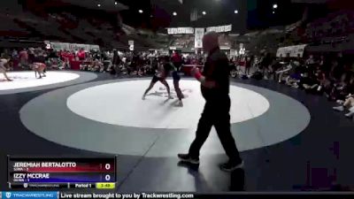 138 lbs Round 1 (16 Team) - Jeremiah Bertalotto, SJWA vs Izzy Mccrae, OCWA