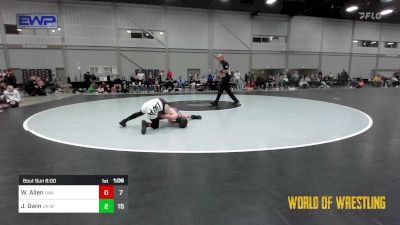 76 lbs Semifinal - Wyler Allen, LWA 12U vs Jacob Gwin, Untouchables 12u White