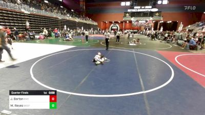 46 lbs Quarterfinal - Jagger Barton, Riverton USAW vs Mateo Reyes, Westlake