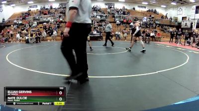 132 lbs Semifinal - Elijah Gervins, Ak. North vs Nate Dulcie, Mass. Perry