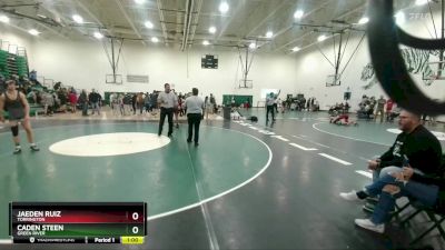 138 lbs Cons. Round 4 - Caden Steen, Green River vs Jaeden Ruiz, Torrington