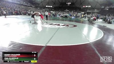 3A 190 lbs Champ. Round 1 - Donny Faulkner, Marysville Pilchuck vs Finn Glanville, Lincoln (Seattle)