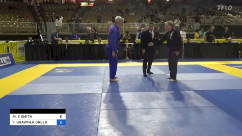 MARK E SMITH vs FRANKLIN BRAWNER GREER 2024 Pan Jiu Jitsu IBJJF Championship