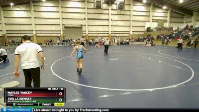 92 lbs Semifinal - Maylee Yancey, COWA vs Stella Isensee, Betterman Elite Wrestling