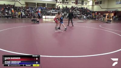 14U-4 lbs Round 1 - Gavin Barsness, PV vs Ryker Eberhart, Immortal Athletics WC