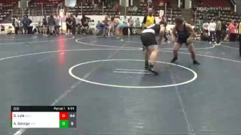 220 lbs Round 3 (4 Team) - Gabriel Lyle, Michigan Bulldogs vs Austin George, Impact Wrestling Black