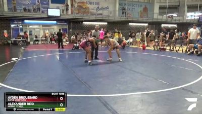 126 lbs Semifinal - Alexander Reid, Morris Fitness vs Ayden Broussard, Rayne Wrestling