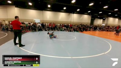 94-99 lbs Round 2 - Karizma Benton, Rise Wrestling vs Samuel Martinez, Tribe Wrestling Club