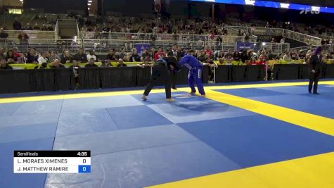 LUCA MORAES XIMENES vs JACOB MATTHEW RAMIREZ 2024 Pan Jiu Jitsu IBJJF Championship