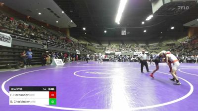 128 lbs Consi Of 16 #1 - Finiccilo Hernandez, Mission Oaks vs Boaz Cherbinsky, Atascadero