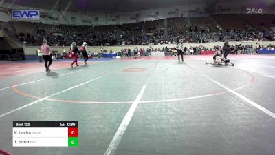 113 lbs Consi Of 16 #2 - Kyah Leyba, Broken Arrow Girls Junior High vs Tapanga Bornt, Newcastle Wrestling