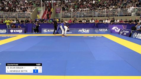 DAVI SILVA SOUZA vs LUIZ HENRIQUE BETTA DA SILVA 2024 Brasileiro Jiu-Jitsu IBJJF