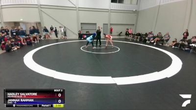 119 lbs Round 1 (6 Team) - Hadley Salvatore, Michigan Blue vs Jannah Rahman, Ohio