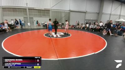 132 lbs Round 2 (8 Team) - Connor Knudsen, Utah vs Damon Ingram, Kansas Red