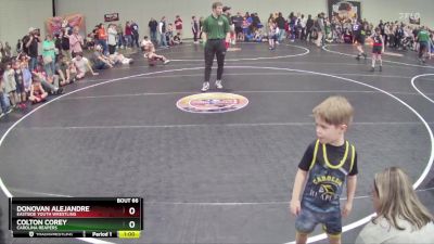 38 lbs Cons. Round 3 - Donovan Alejandre, Eastside Youth Wrestling vs Colton Corey, Carolina Reapers