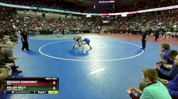 D2-144 lbs Semifinal - Braedon Dorshorst, Lodi vs Kellen Kelly, Saint Croix Falls