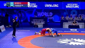 97 kg Finals 1-2 - Kyle Frederick Snyder, United States vs Batyrbek Tsakulov, Slovakia