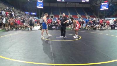 285 lbs Cons 8 #1 - Willie Cox, Alabama vs Koen Mattern, Washington