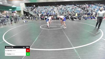 190 lbs Round Of 16 - Bradley Bones, Meridian vs Trevyn Gates, Pleasant Grove