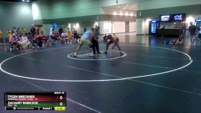 220 lbs Round 5 (6 Team) - Tycen Breckner, Nebraska Hangin` Loose vs Zachary Babiczuk, CWC