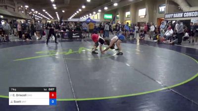 71 kg Rnd Of 128 - Cooper Driscoll, Ohio vs Jesse Scott, Grit Mat Club