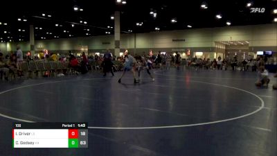 106 lbs Round 4 (10 Team) - Cain Godsey, Terre Haute North vs Izaac Driver, Indiana Smackdown White