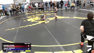 53 lbs Round 1 - Finley McPeck, Mat-Su Matmen vs Mason Young, Rogue Wrestling Club