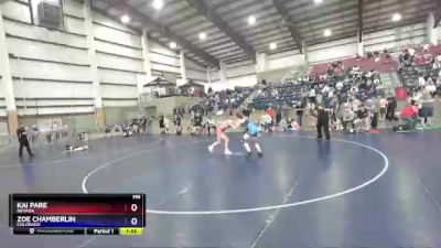 126 lbs Champ. Round 1 - Kai Pare, Nevada vs Zoe Chamberlin, Colorado