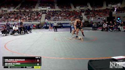 D3-215 lbs Cons. Semi - George Flores, Mica Mountain vs Orlando Gonzalez, Salpointe Catholic