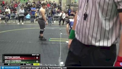 Round 1 - Bryce Chambers, Michigan Center Young Cardinal vs Payton Vamvas, Imlay City Wrestling Club