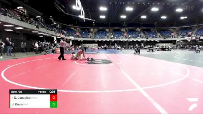 215 lbs Cons. Round 4 - Santino Capodice, Minooka vs Just Davis, Downers Grove North